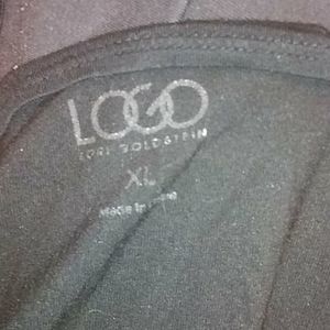 Lori Goldstein LOGO Black Casual Dress/Cover Up